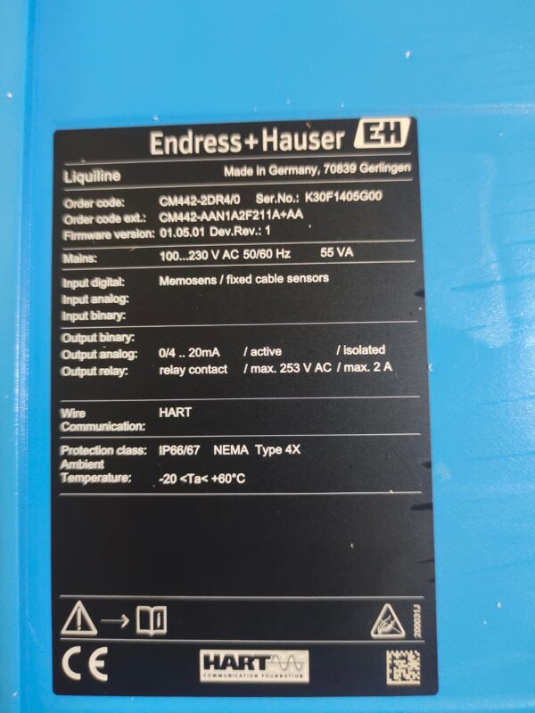 endress hauser liquiline cm442